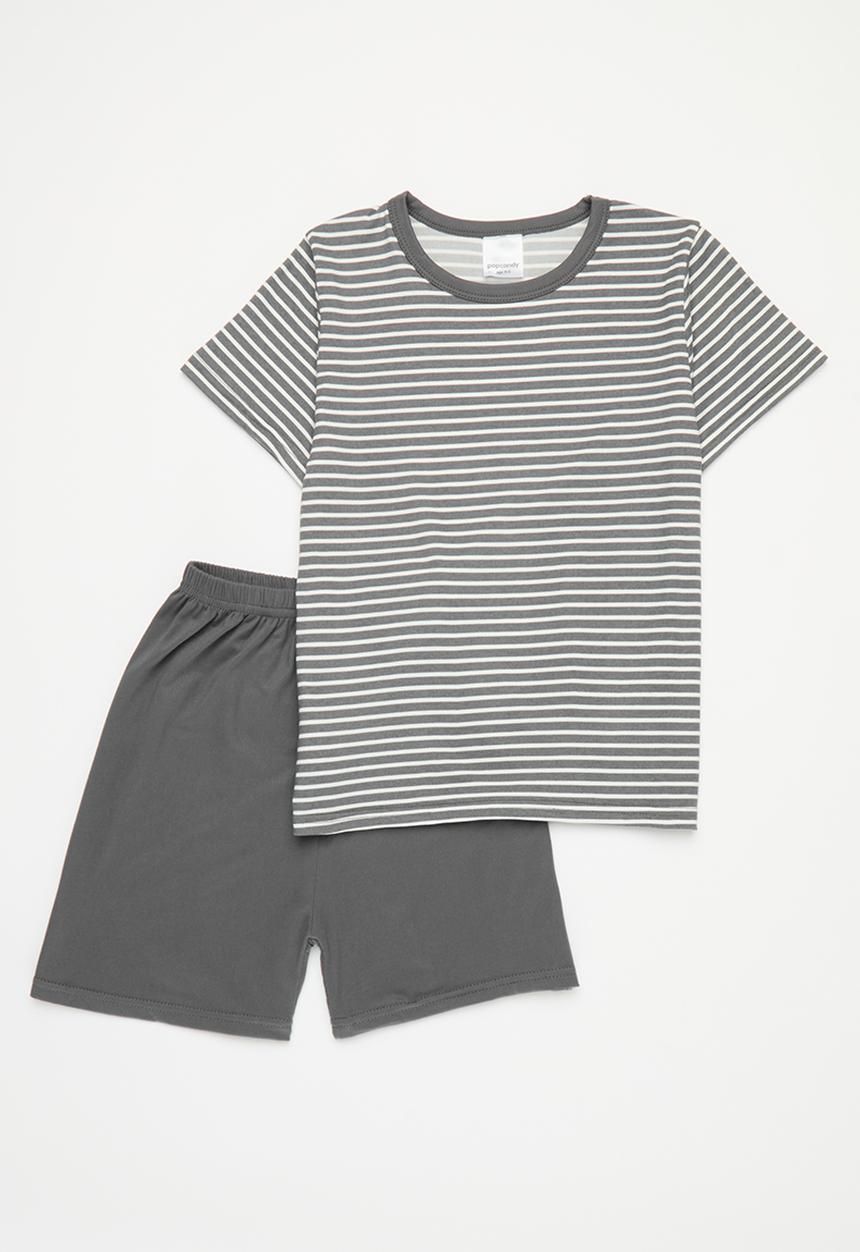 Pop Candy - Pj set - grey & white