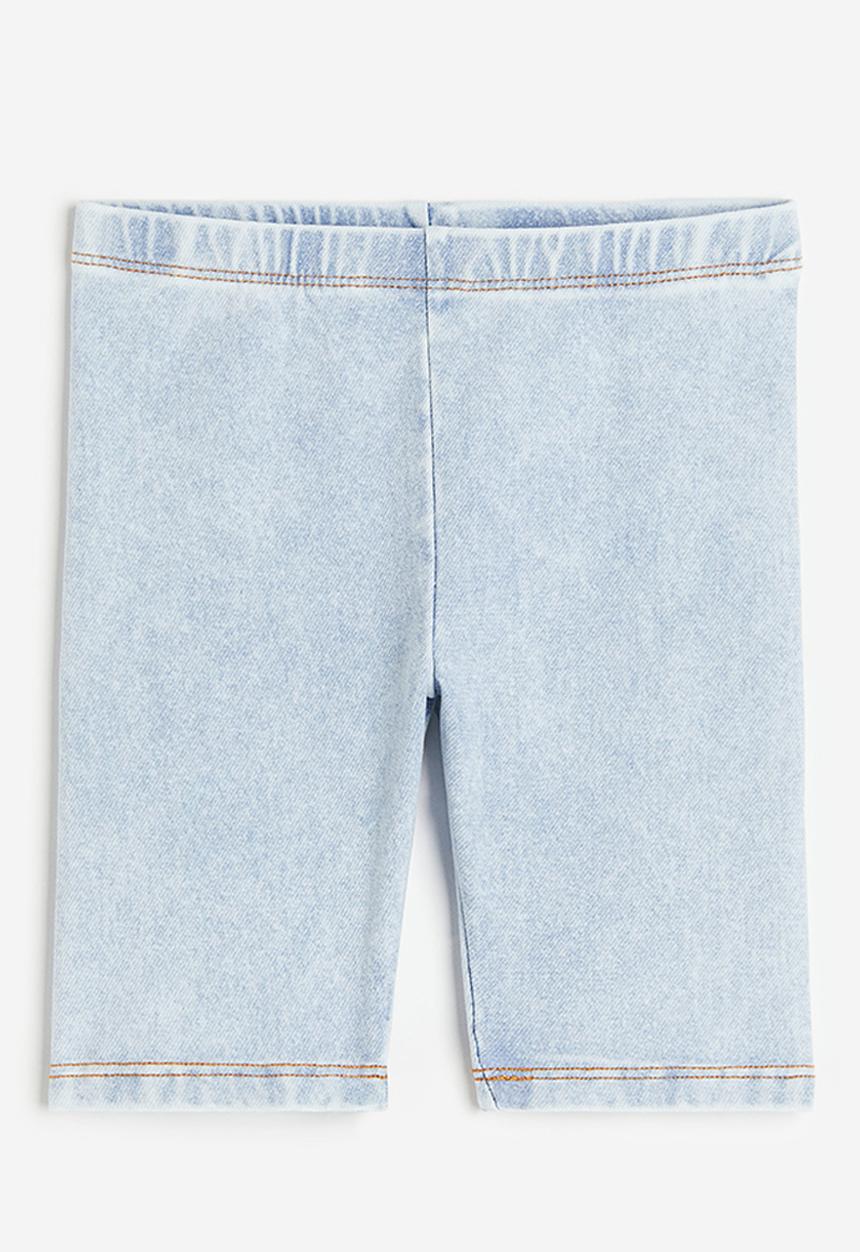 H&M - Jersey cycling shorts - light denim blue