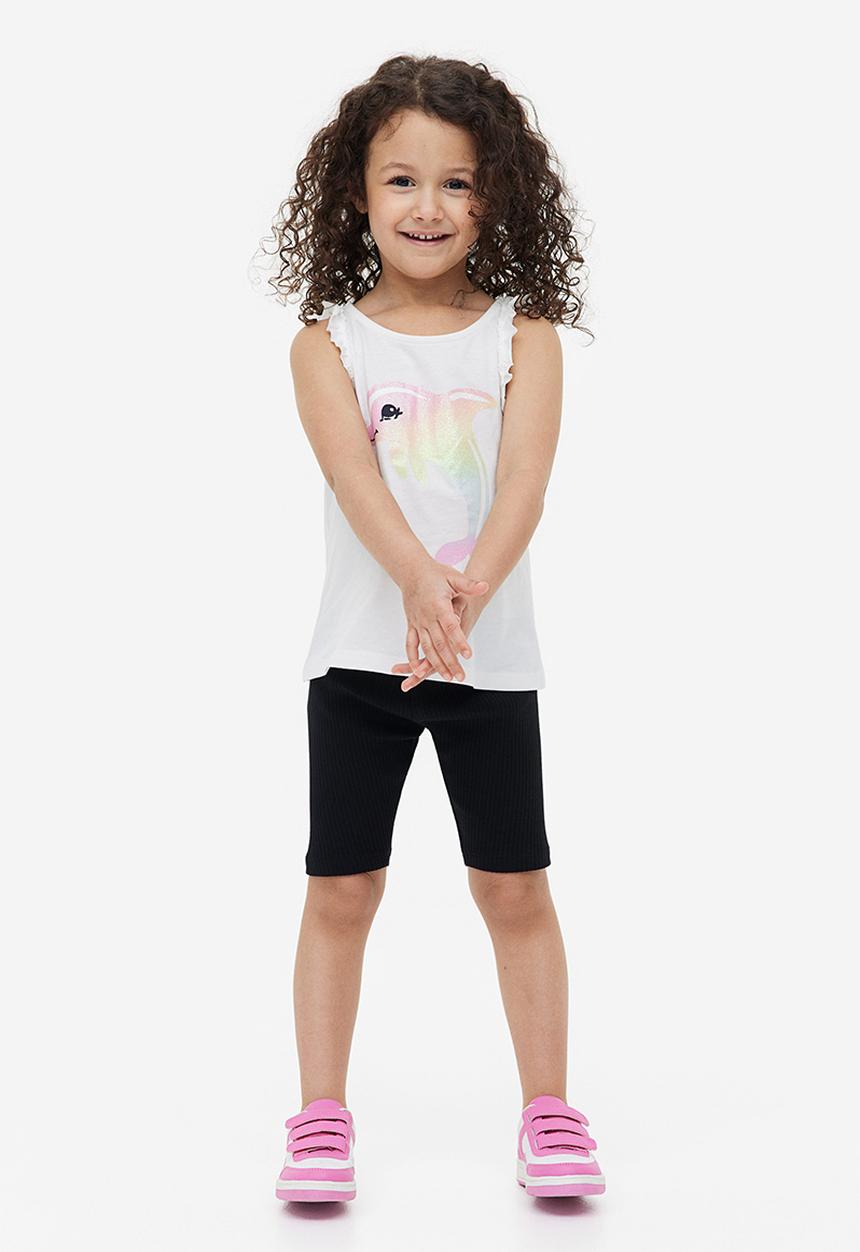 H&M - Jersey cycling shorts - black