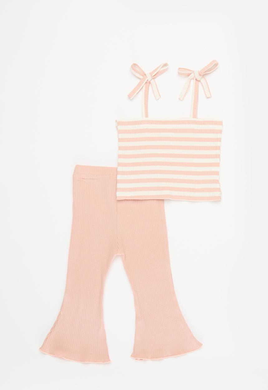 Pop Candy - Flared bottom & top set - pink