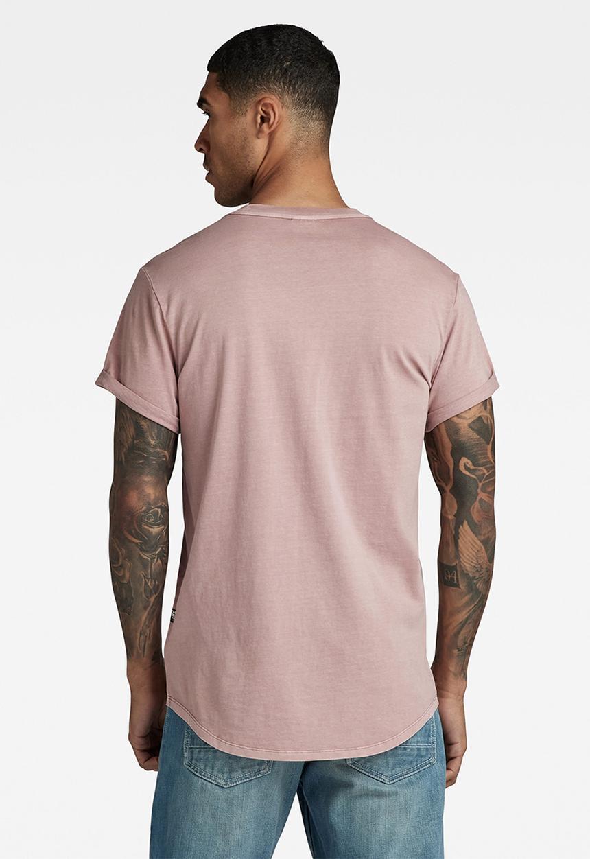 G-STAR - Lash r t s\s Compact jersey o rfd - lt berry mist gd