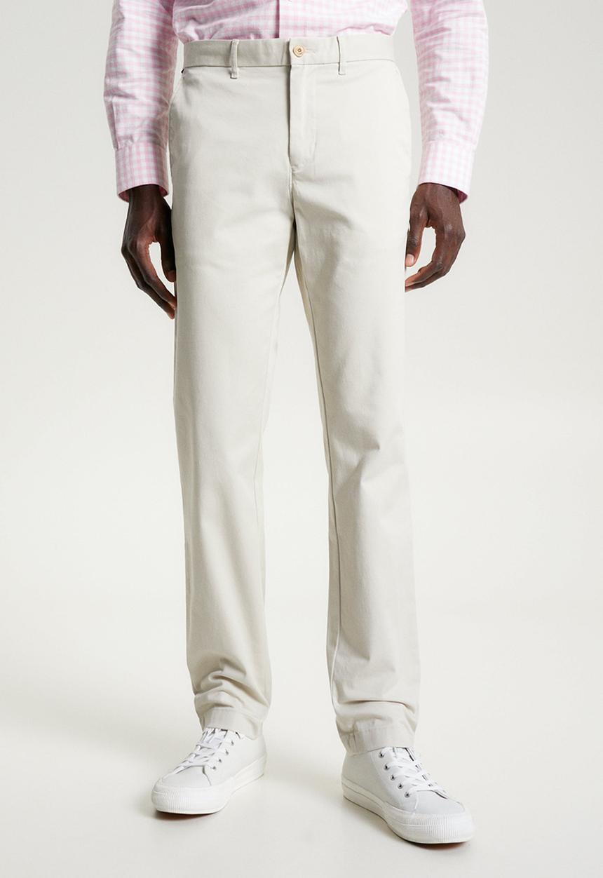 Tommy Hilfiger - Denton 1985 pima cotton trouser - ecru