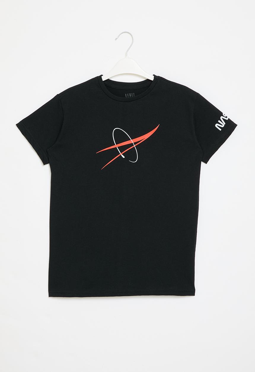 Rebel Republic - NASA t-shirt - black
