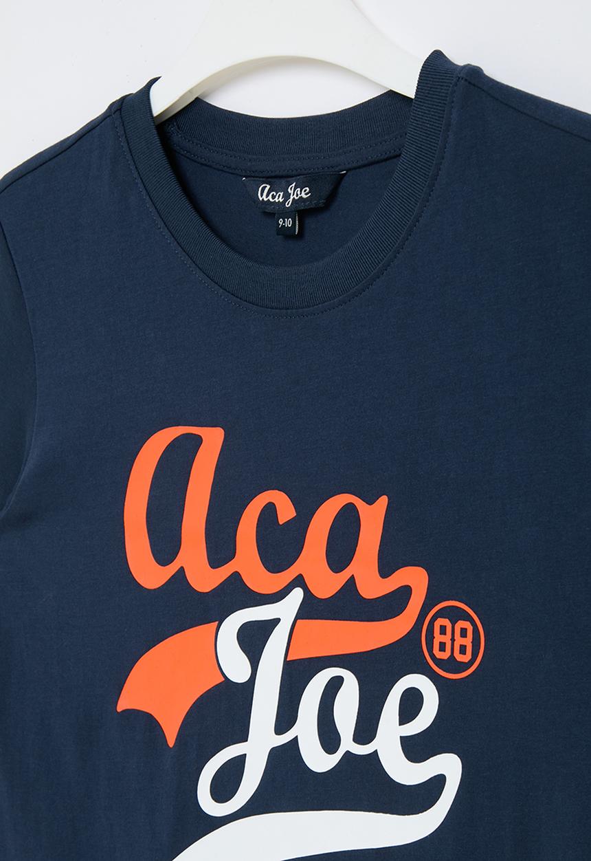 Aca Joe - Printed tee - navy