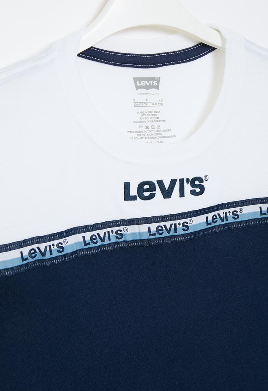 Levi’s® - Lvb logo tape tee - bright white