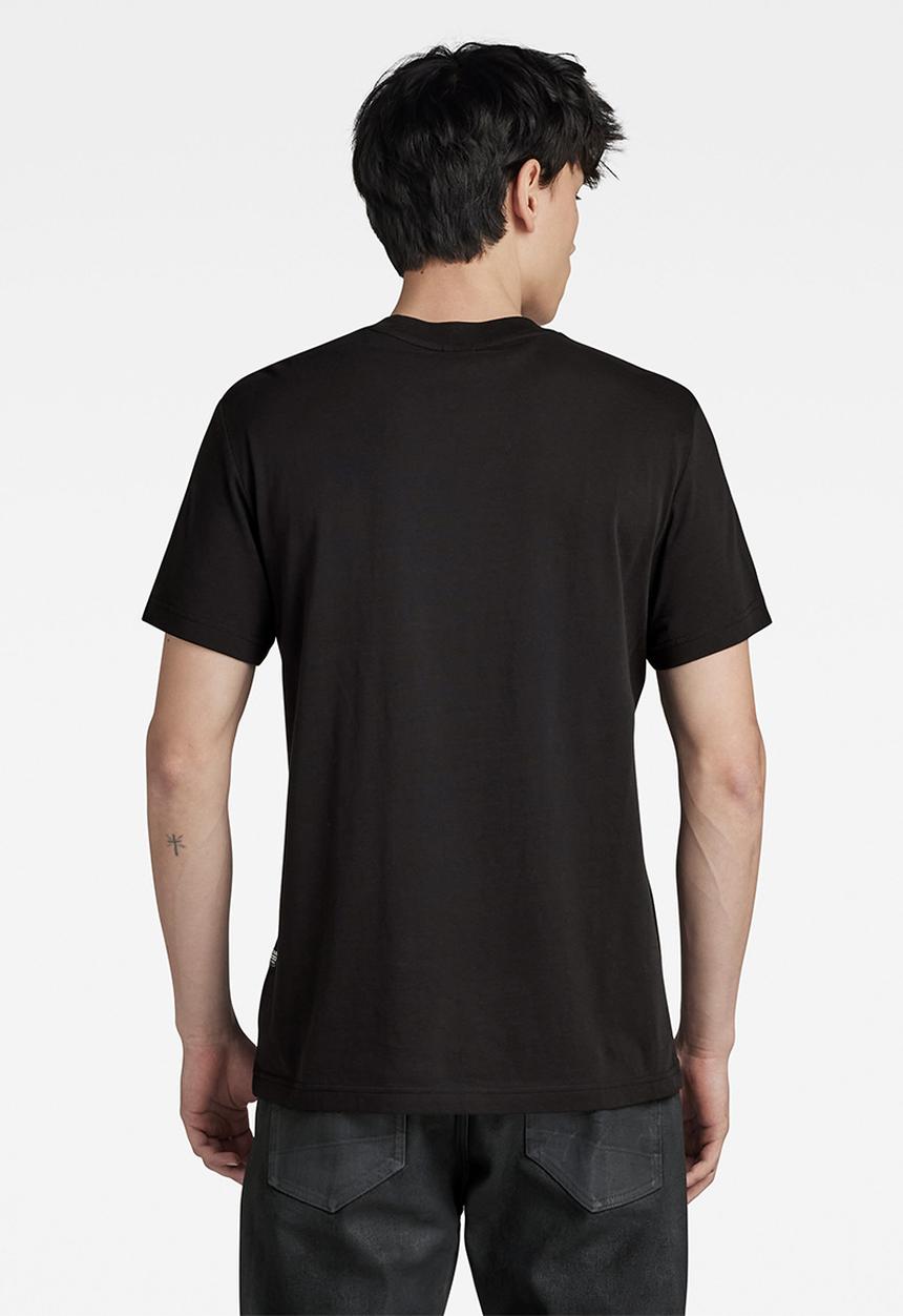G-STAR - Multi badge r t Compact jersey o - dk black