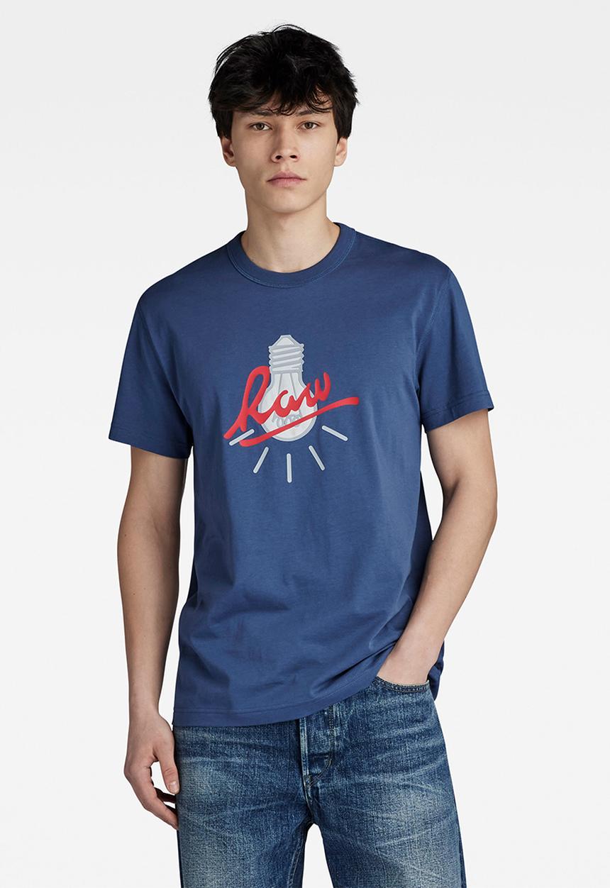 G-STAR - Light bulb r t Compact jersey o - rank blue