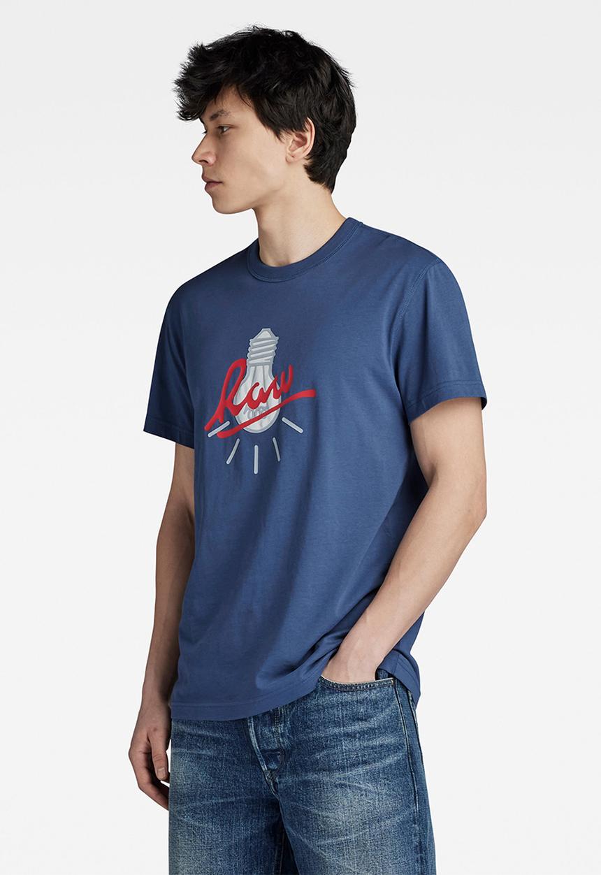 G-STAR - Light bulb r t Compact jersey o - rank blue