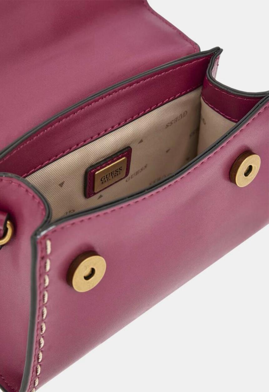 GUESS - Stephi mini crossbody flap - boysenberry
