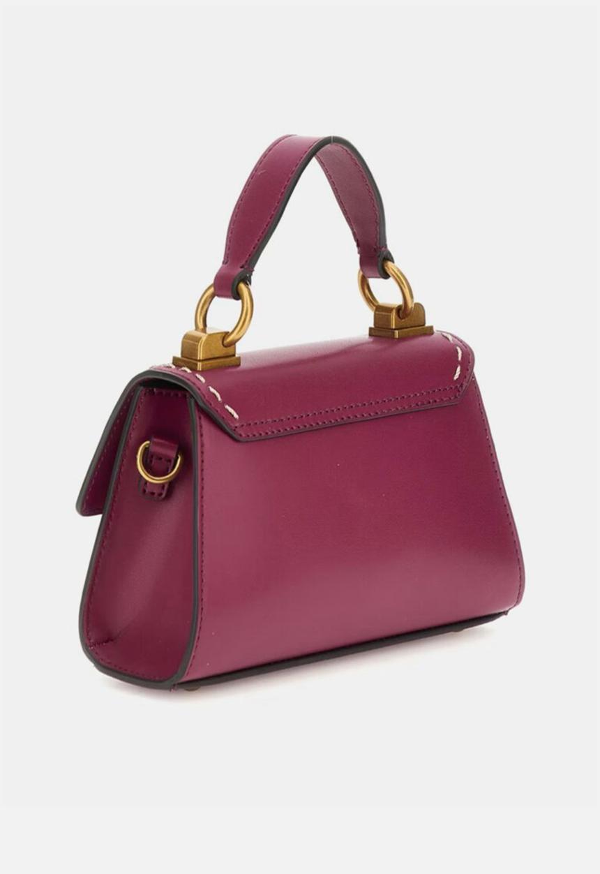 GUESS - Stephi mini crossbody flap - boysenberry