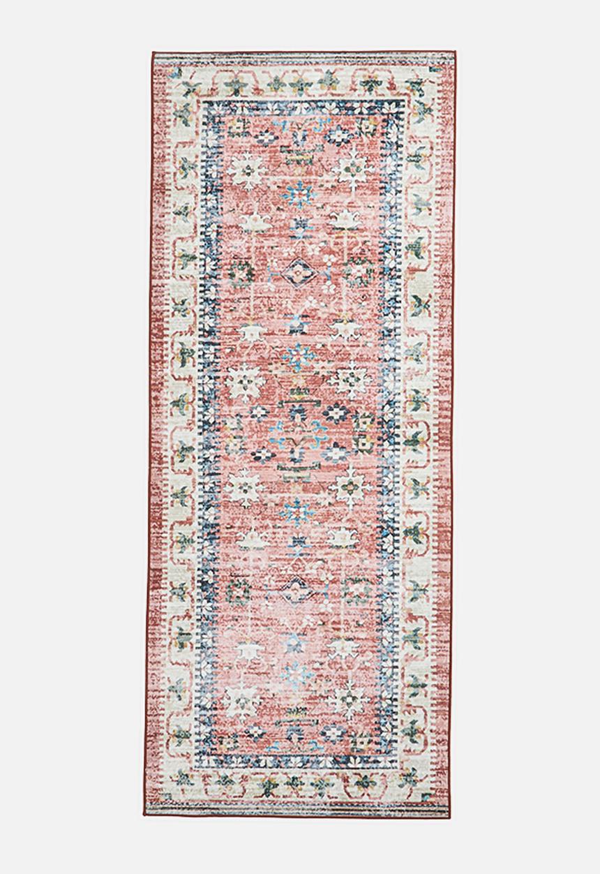 Sixth Floor - Brisbane antique distressed runner - rust