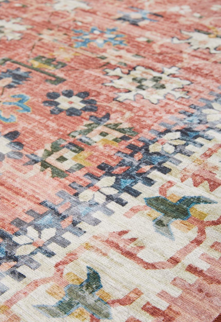 Sixth Floor - Brisbane antique distressed runner - rust