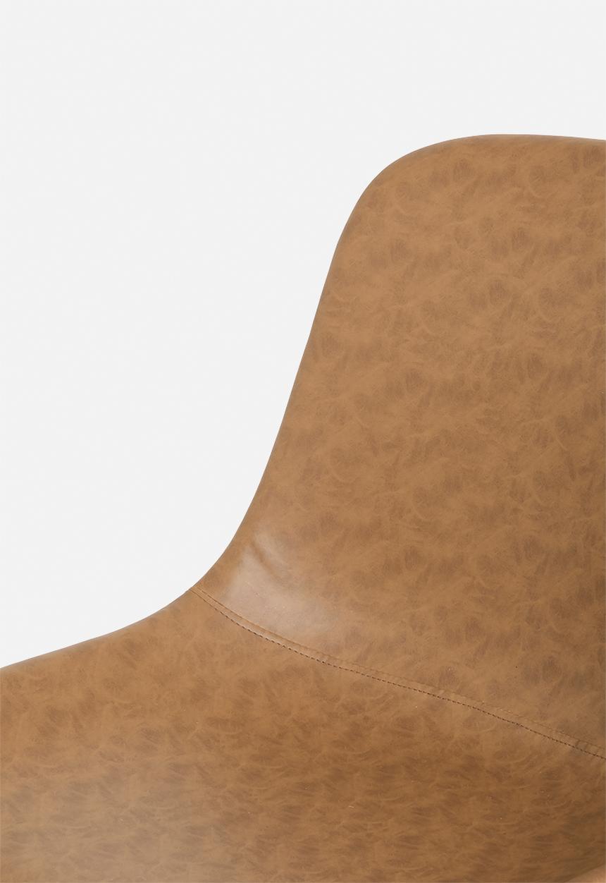 Sixth Floor - Santiago pu dining chair - tan