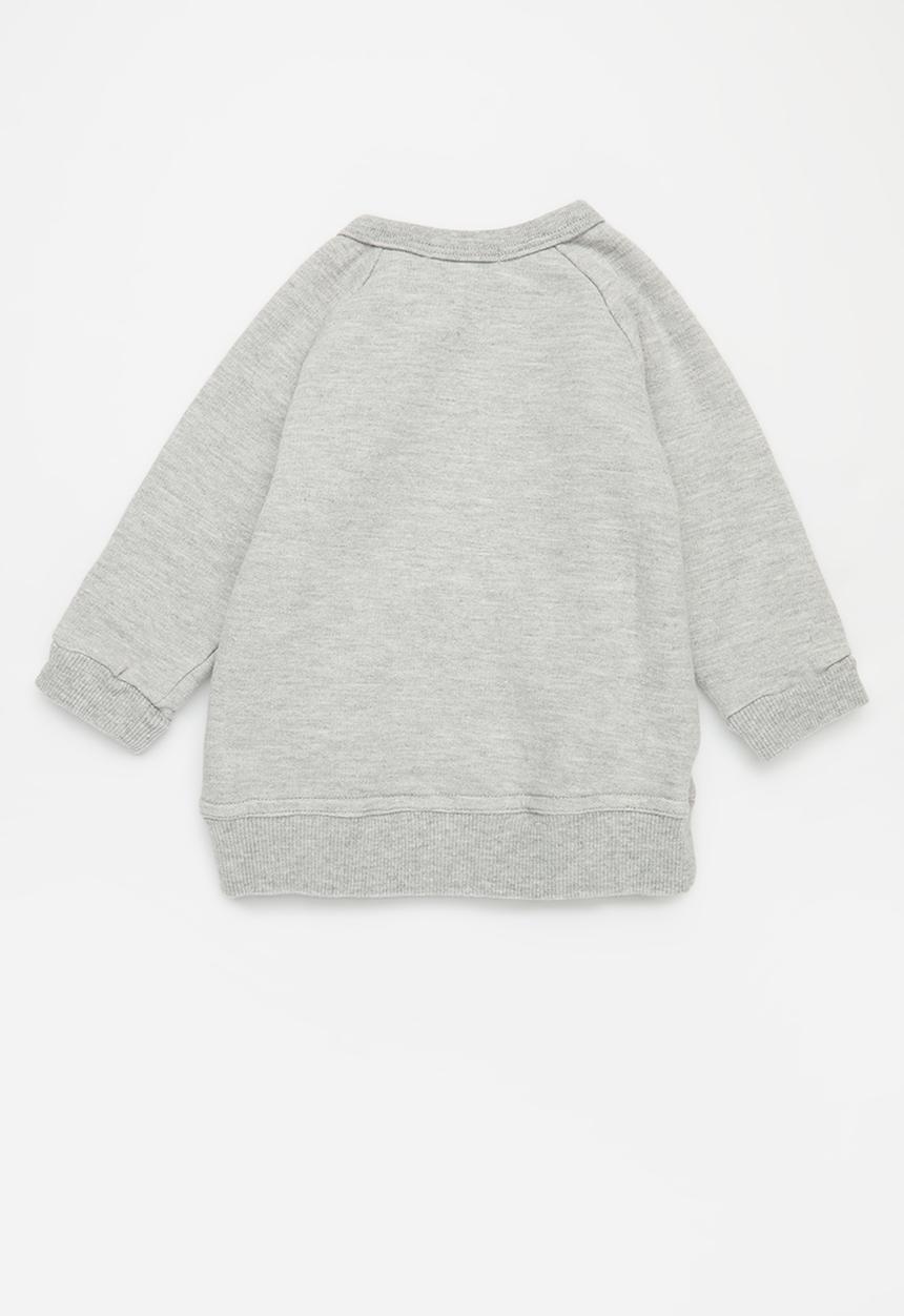 Sticky Fudge - Baby branded sweater - grey