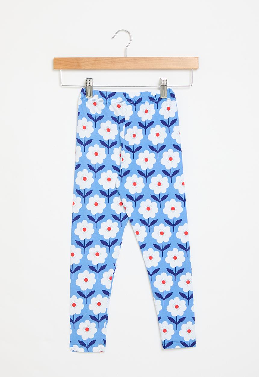 Pop Candy - Floral print leggings - blue