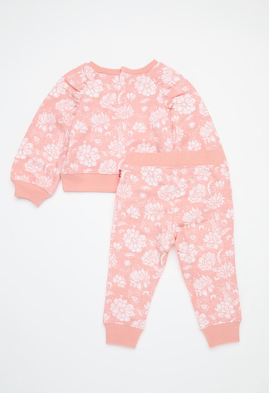 Levi’s® - Lvg floral sweat set - pink icing