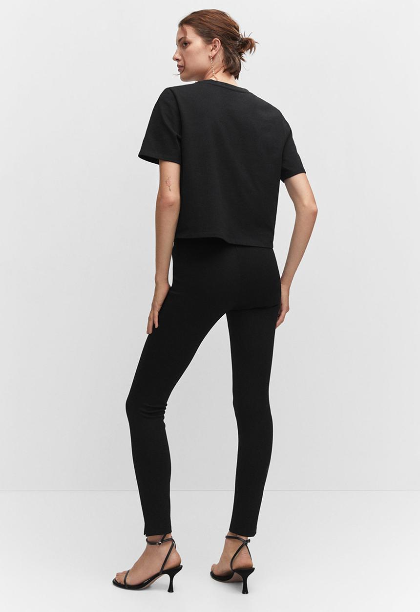 MANGO - Leggings Bon - Black