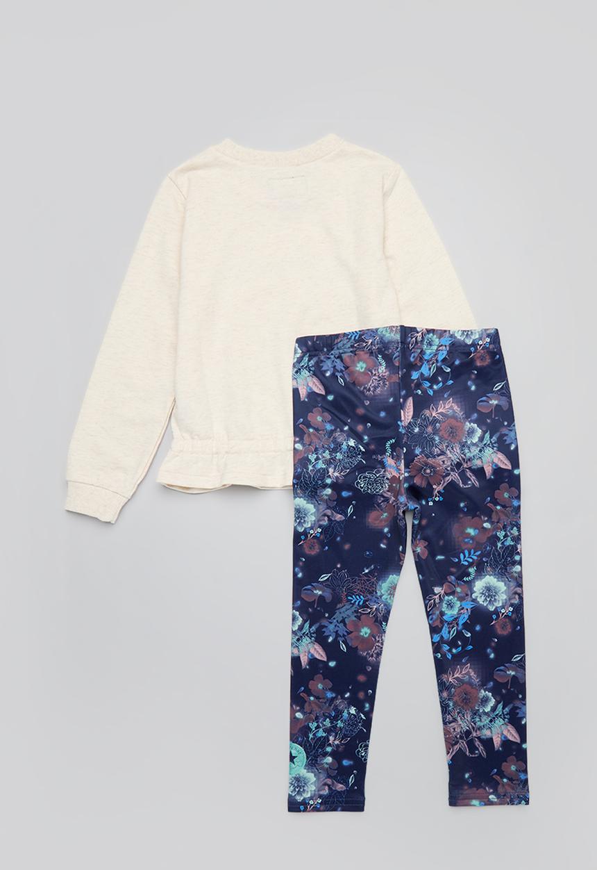 Converse - Converse graphic crew and leggings set - uncharted waters