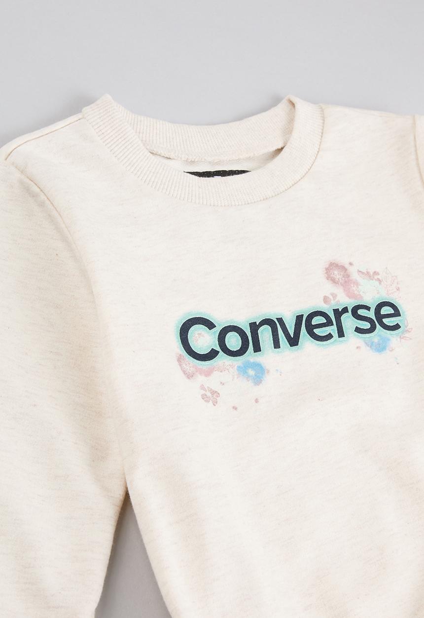Converse - Converse graphic crew and leggings set - uncharted waters