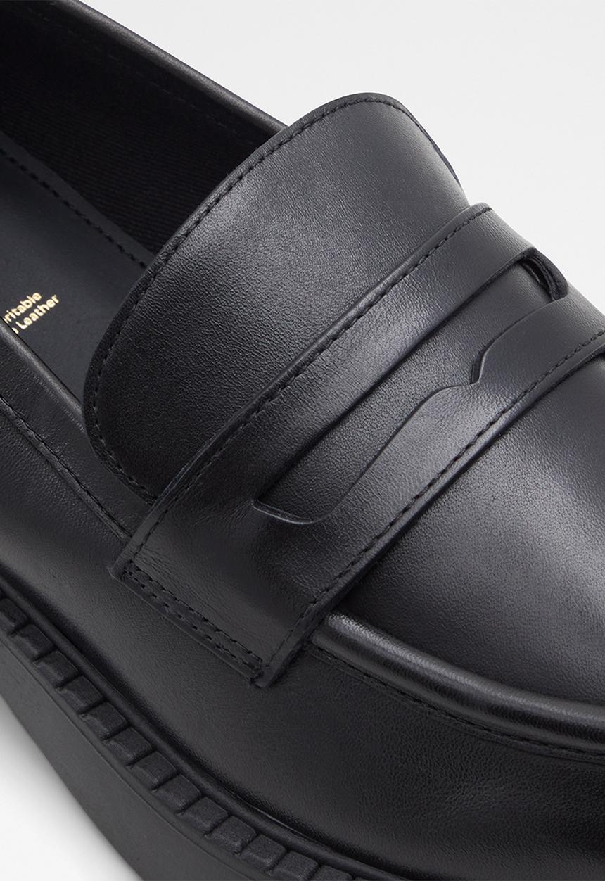 ALDO - Bigplan leather loafer - black