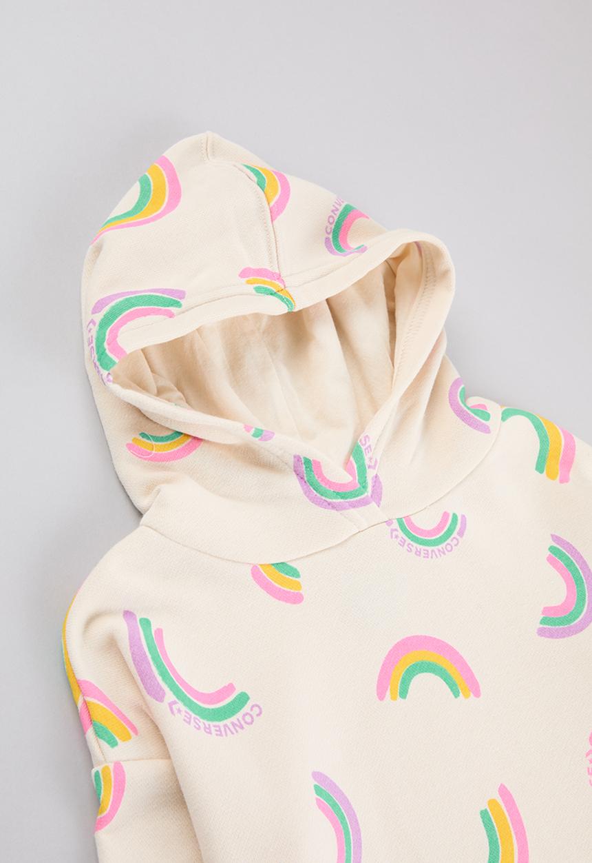 Converse - Converse printed hoodie and leggings set - pink foam