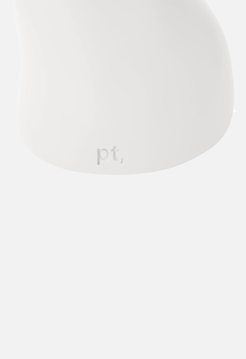 Present Time - Vase Organic Swirls - White