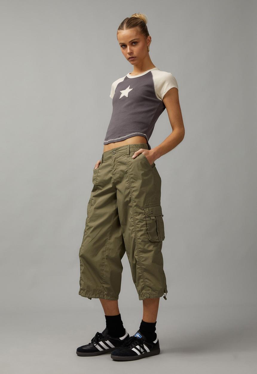 Factorie - Capri Cargo Pant - Khaki