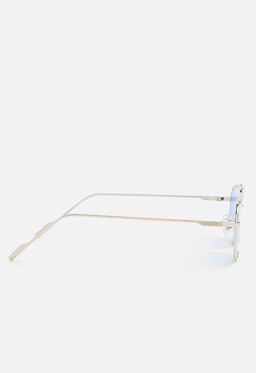 Superbalist - Candice aviator sunglasses - silver & blue