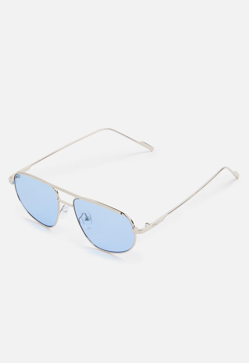 Superbalist - Candice aviator sunglasses - silver & blue