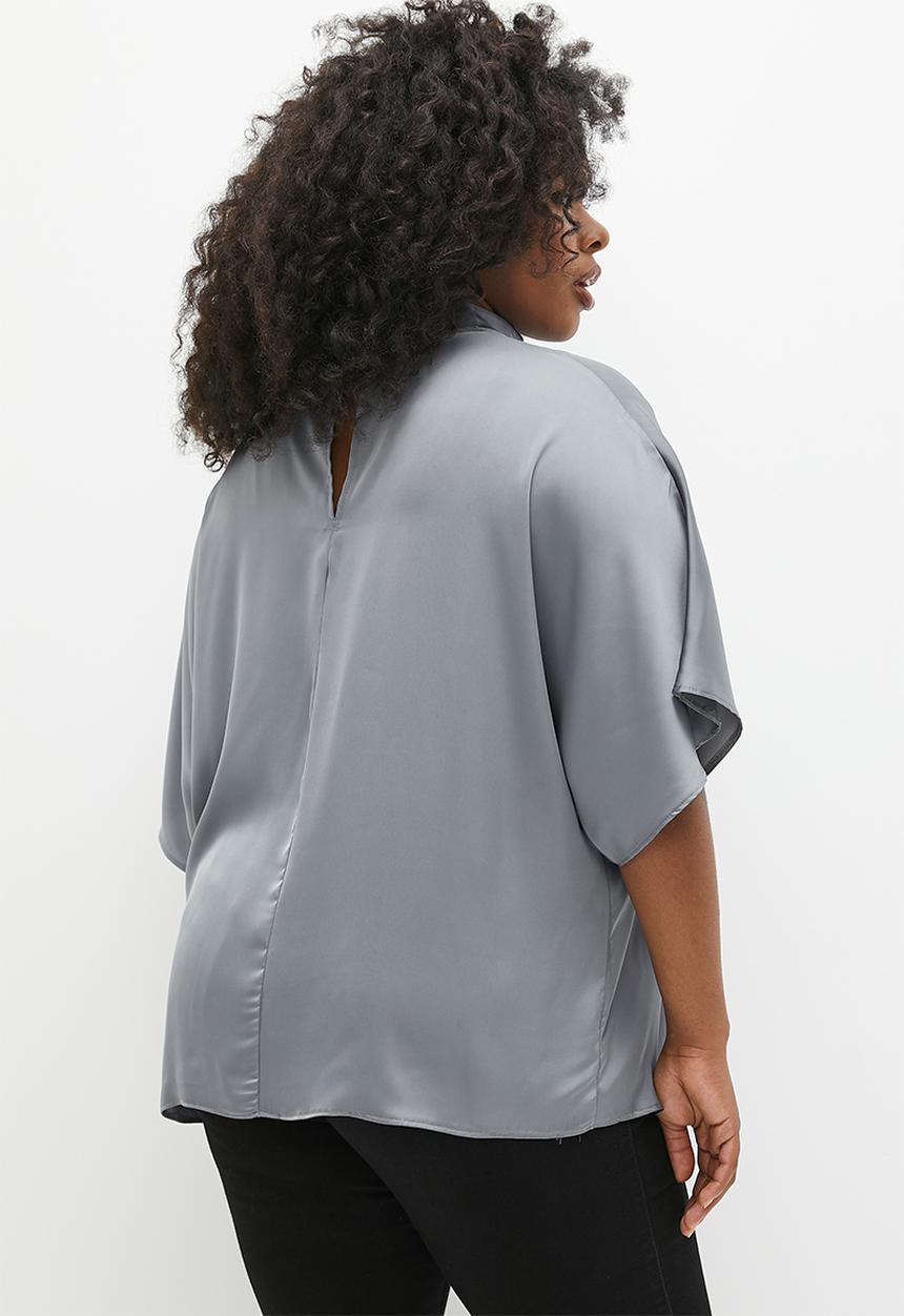 edit - Basic satin shell - grey