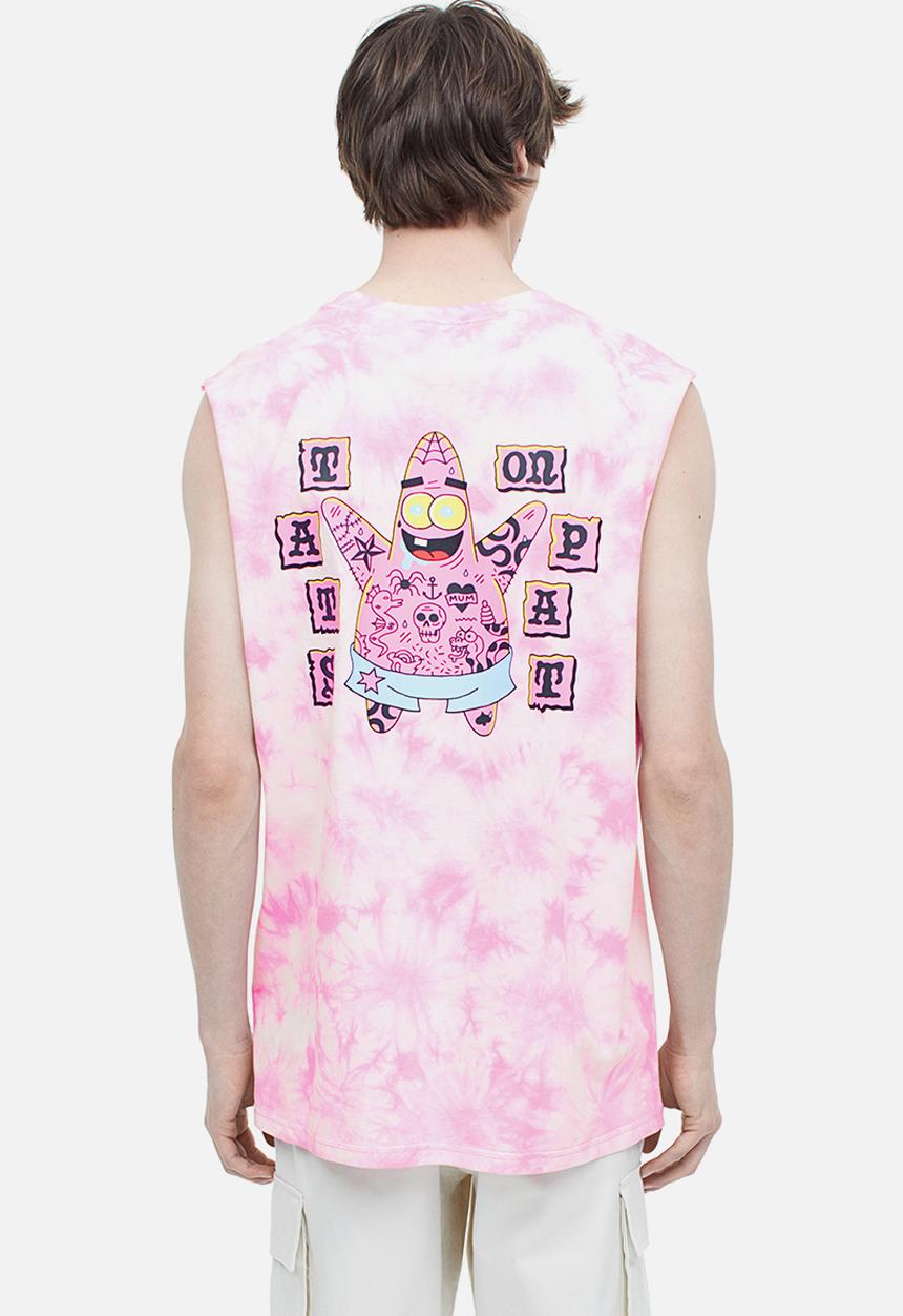 H&M - Printed vest top - pink/spongebob