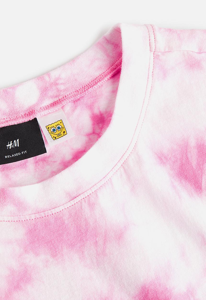 H&M - Printed vest top - pink/spongebob
