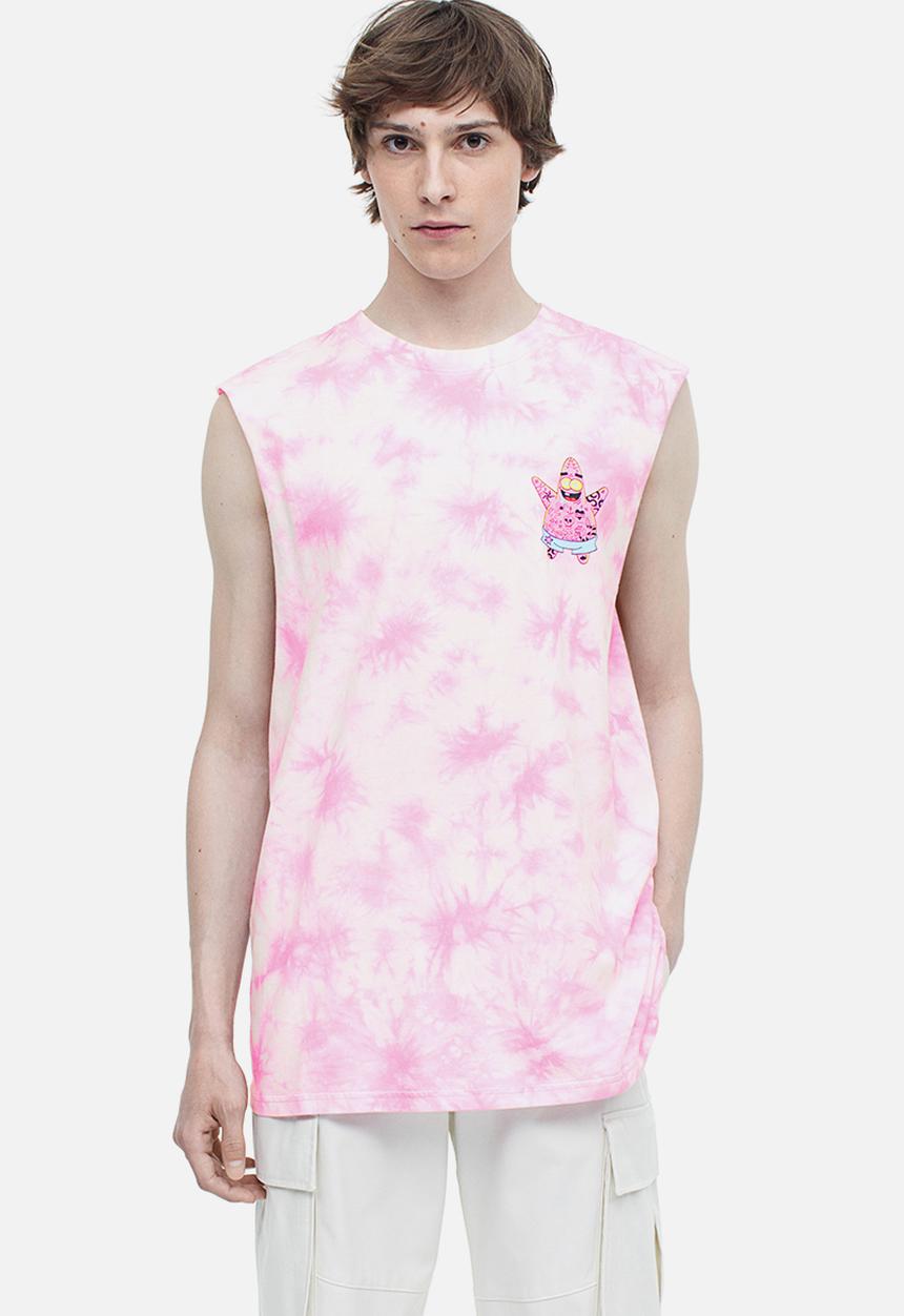 H&M - Printed vest top - pink/spongebob