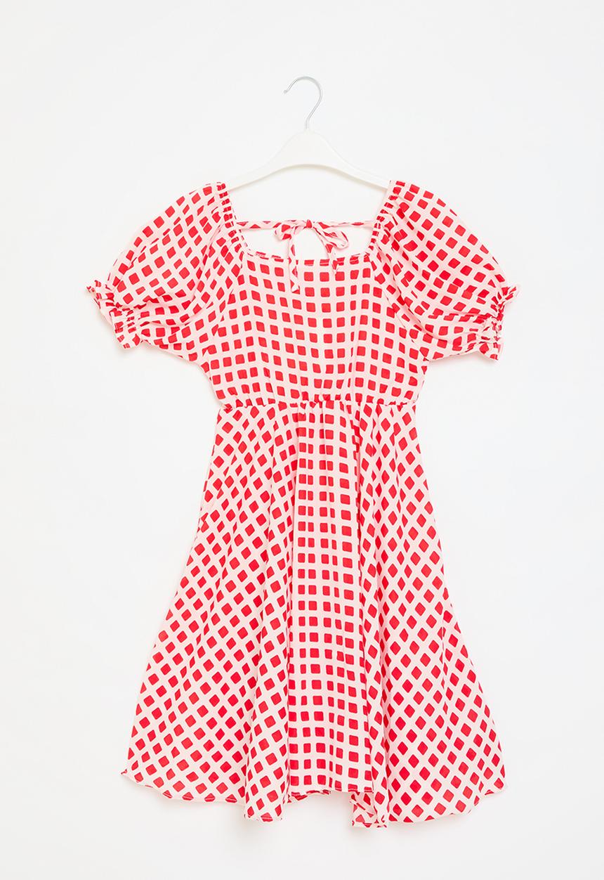 Pop Candy - Gingham dress - red