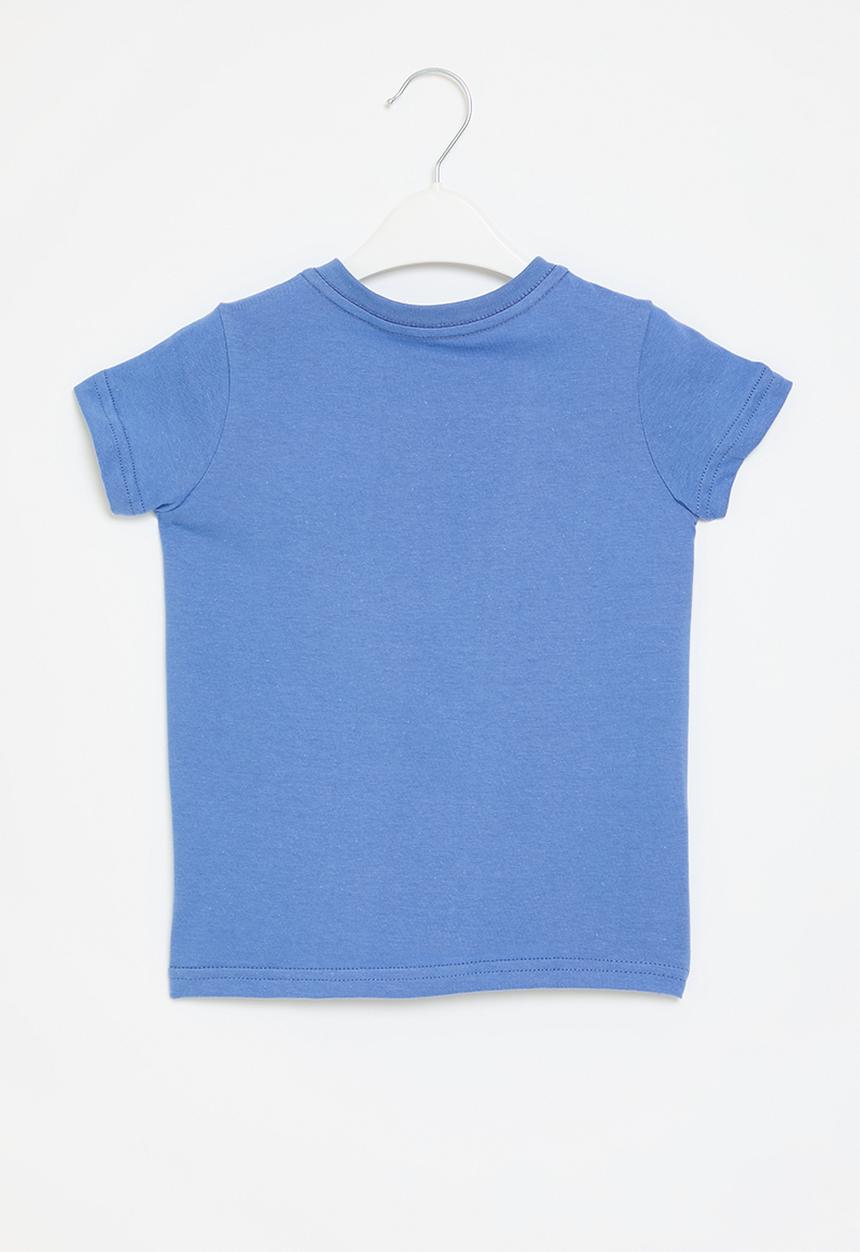 Pop Candy - Printed  tee - blue