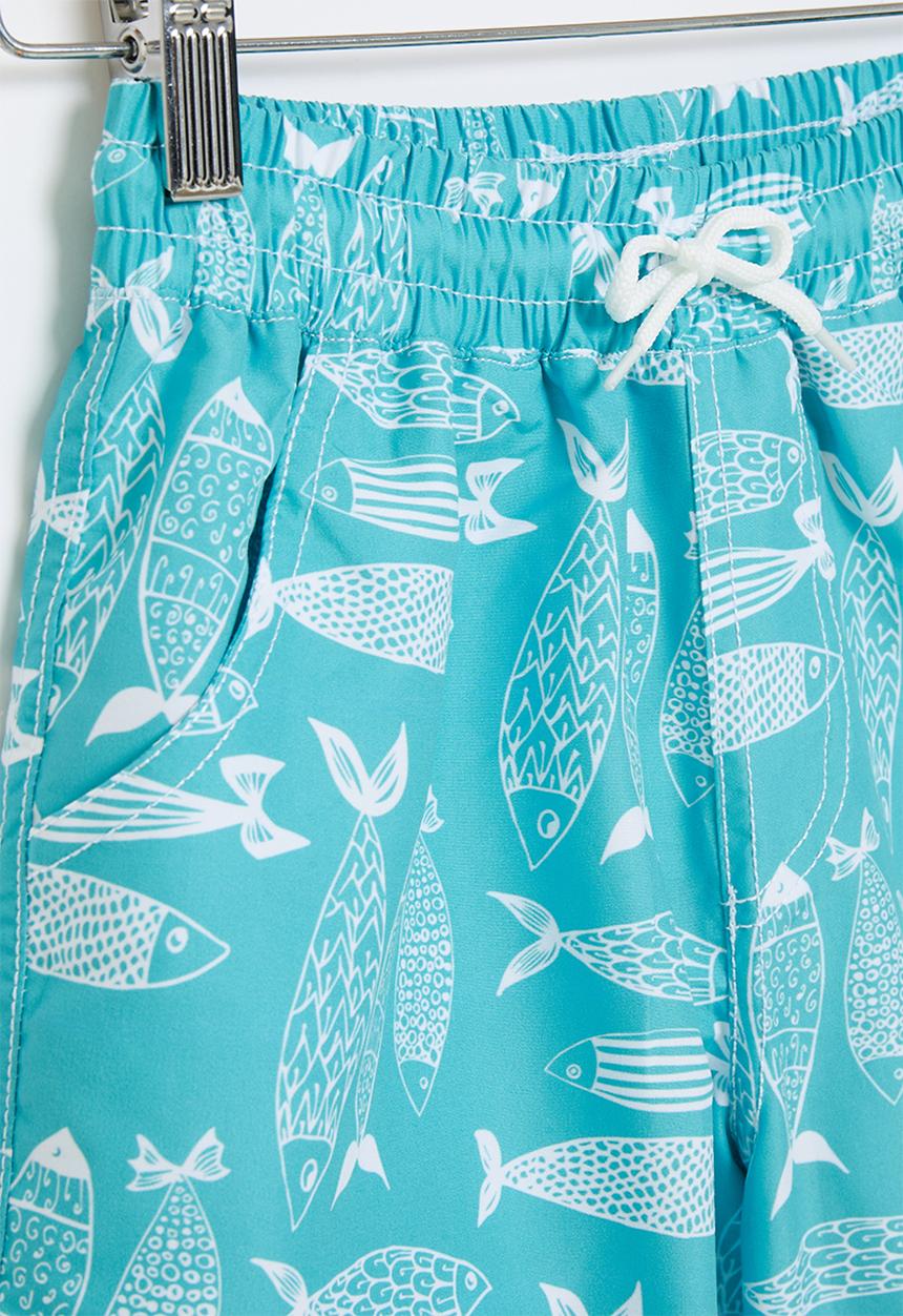 Pop Candy - Printed boardshort - blue