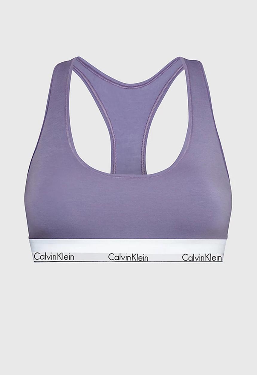 Calvin Klein - Unlined bralette - splash of grape