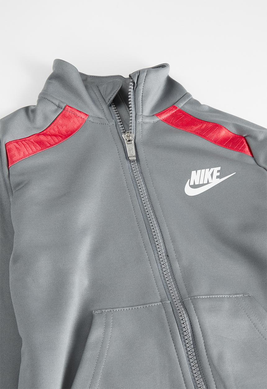 Nike - Nike sportswear club tape full-zip and joggers set - smoke grey