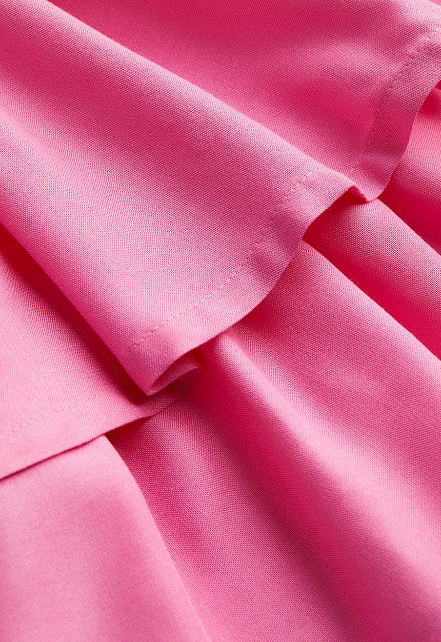 H&M - Tiered blouse - pink