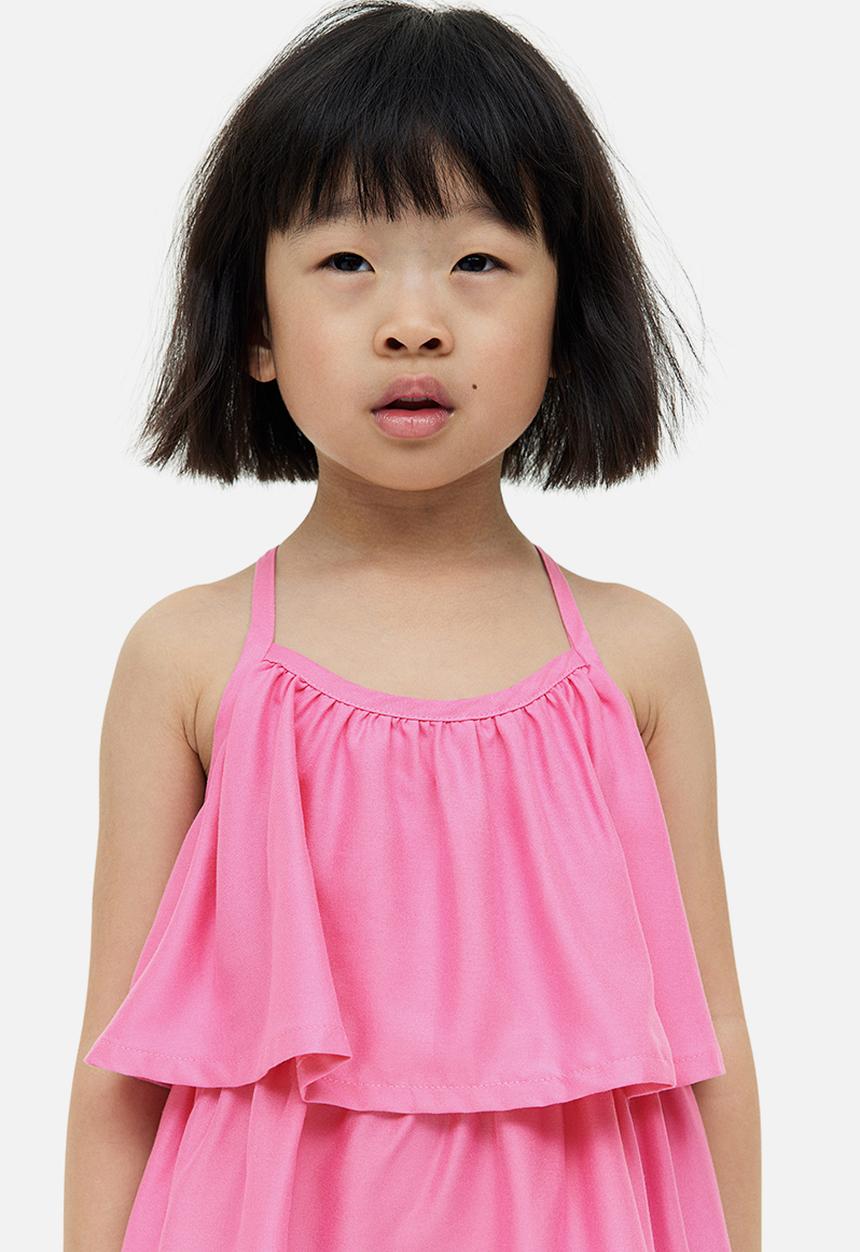 H&M - Tiered blouse - pink