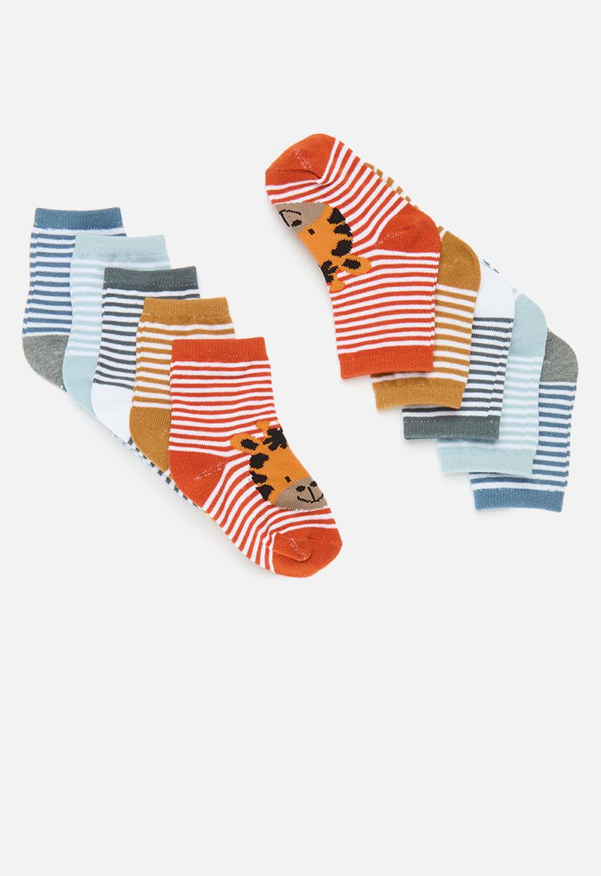 Pop Candy - 5-Pack knit zoo socks - multi