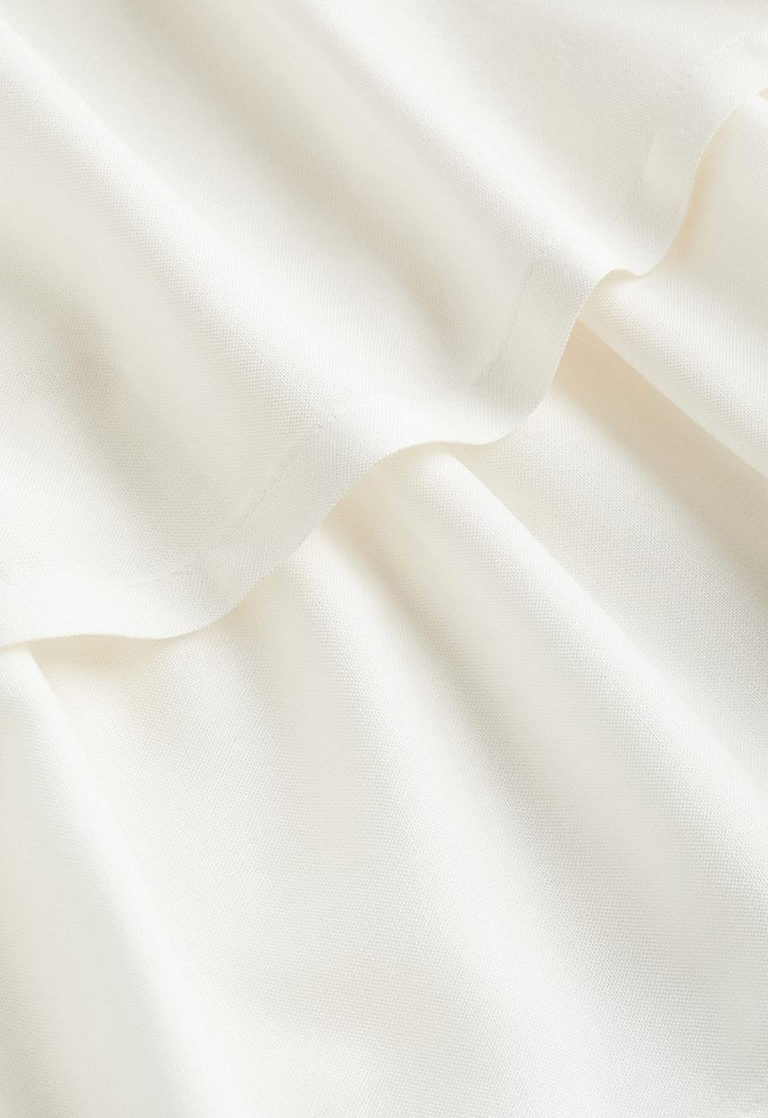 H&M - Tiered blouse - white