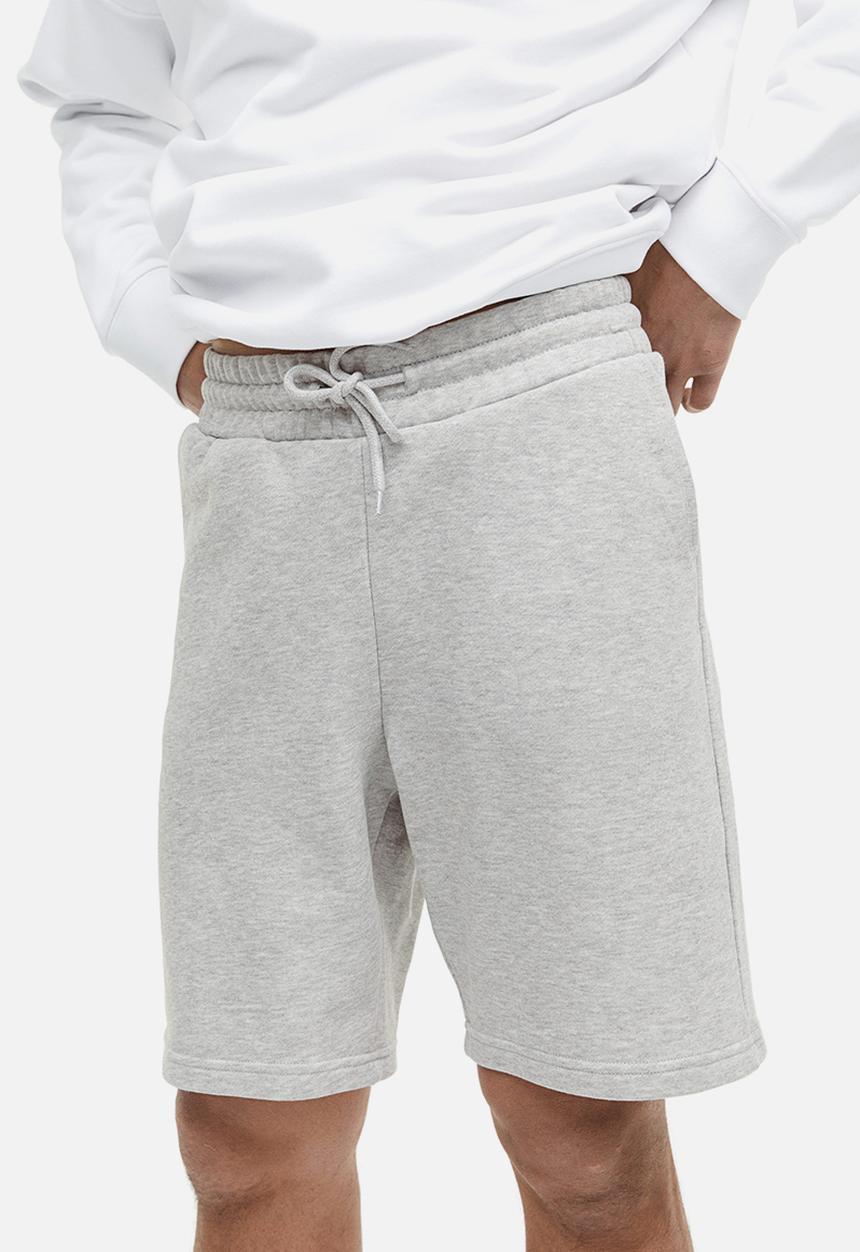 H&M - Regular fit sweatshorts - light grey marl