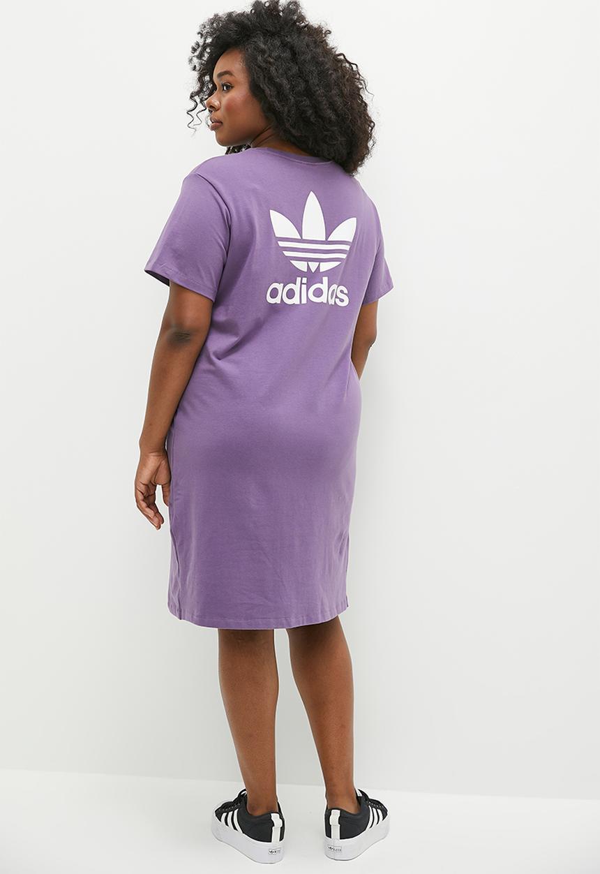 adidas Originals - Plus bg trf tee dress - shadow violet