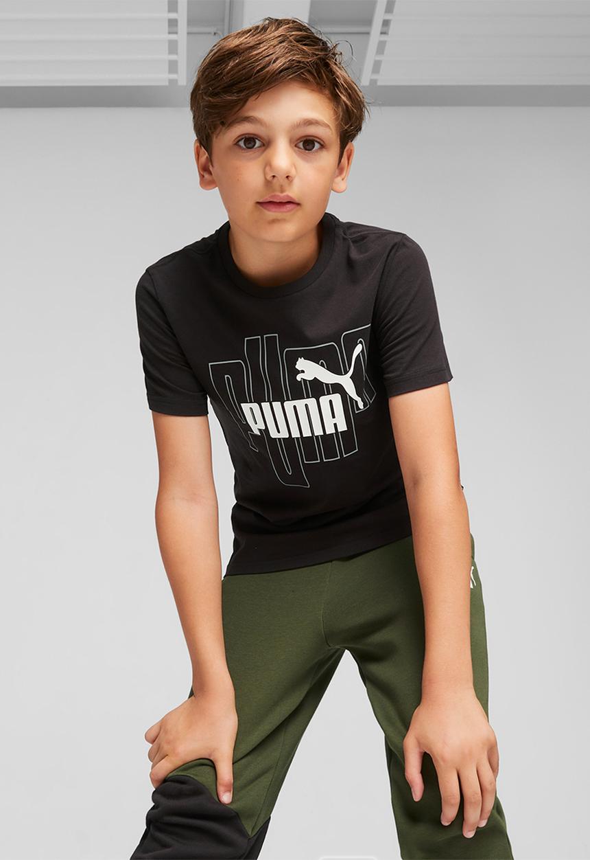 PUMA - Graphics no.1 logo tee b - puma black
