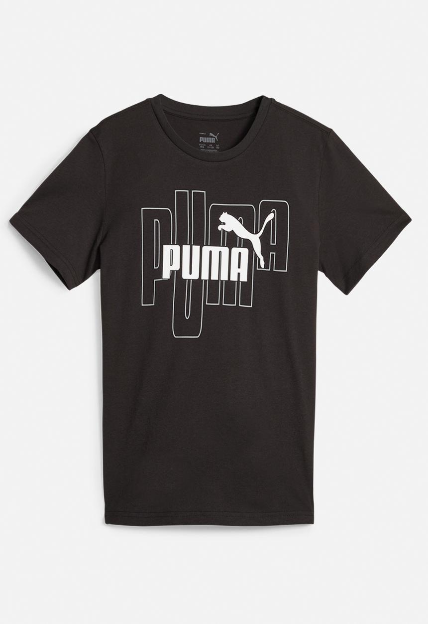 PUMA - Graphics no.1 logo tee b - puma black