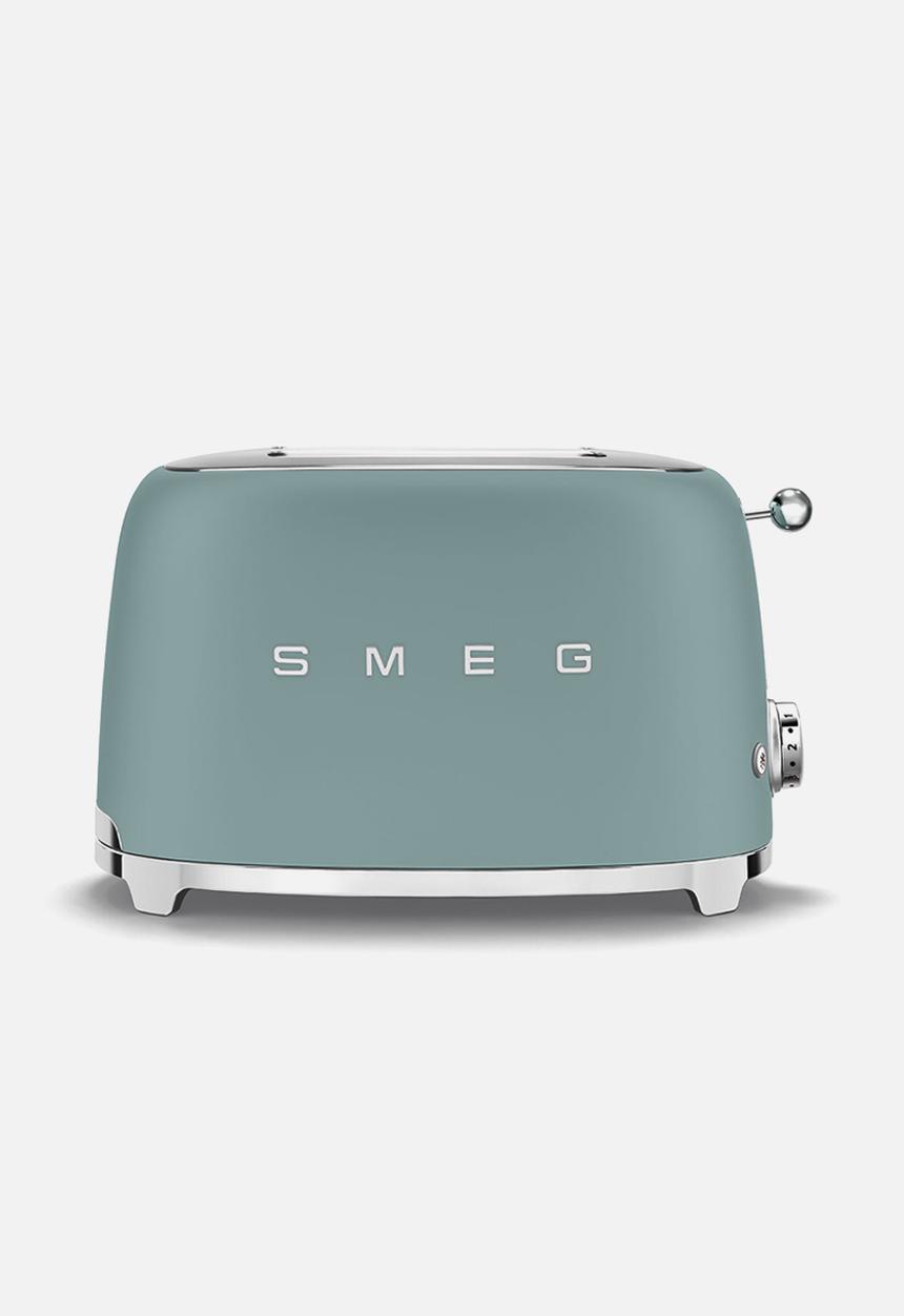 smeg - 50's Retro Style 2 Slice Toaster - Matt Emerald Green