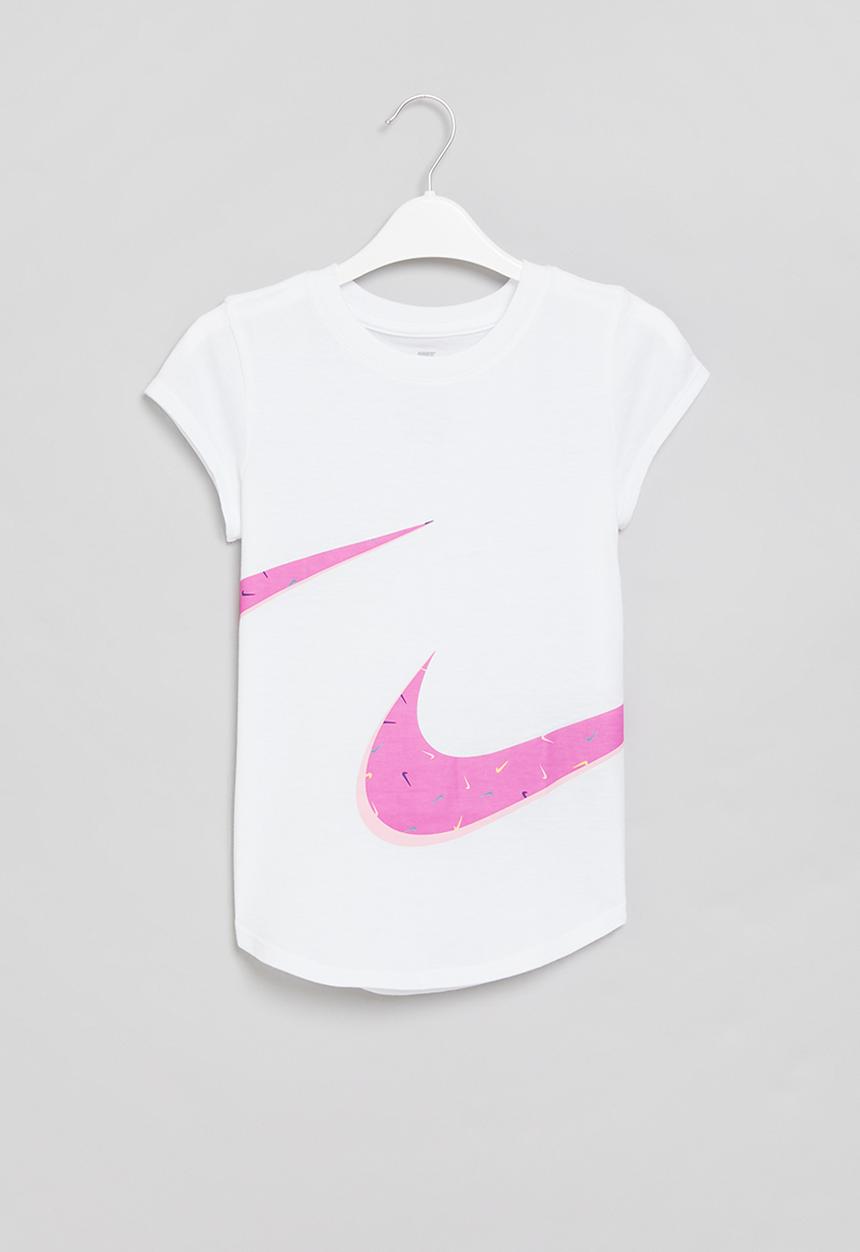Nike - Nike swoosh fetti logo tee - white