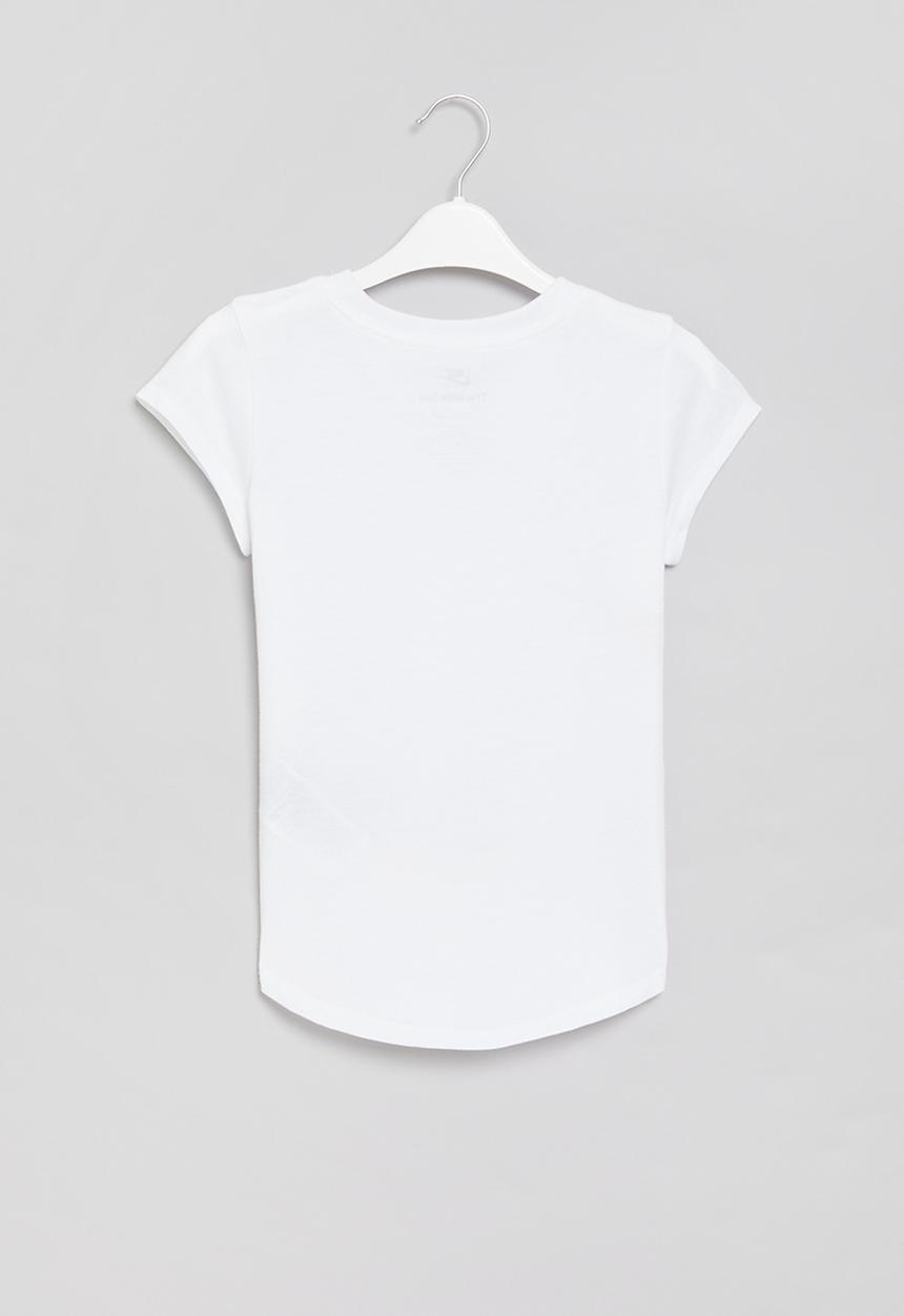 Nike - Nike swoosh fetti logo tee - white