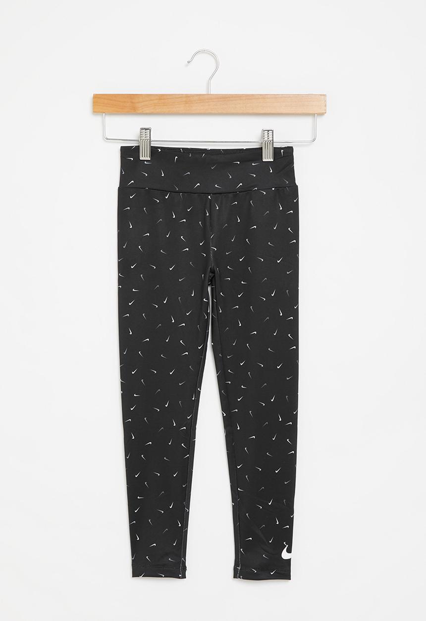 Nike - Nike swoosh leggings - black